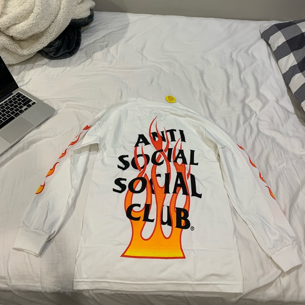anti social social club firebird tee